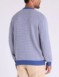 Мужской свитер U.S. Polo Assn с логотипом 1159851523 (Синий/Серый XL)