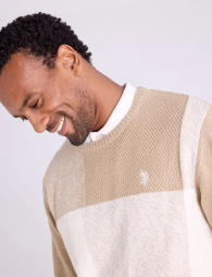 В'язаний светр US Polo Assn 1159851552 (Бежевий M)