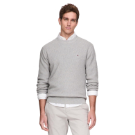 Чоловічий текстурний светр Tommy Hilfiger 1159851755 (Сірий 3XL)