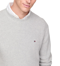 Чоловічий текстурний светр Tommy Hilfiger 1159851755 (Сірий 3XL)