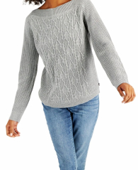 Жіночий трикотажний светр Tommy Hilfiger 1159852119 (Сірий L)