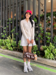 Еластичний светр UNIQLO з V-подібним вирізом 1159852412 (Бежевий L)