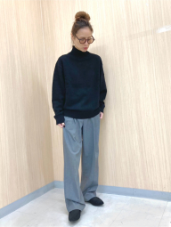 В'язаний светр UNIQLO 1159853144 (Чорний L)