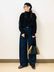 В'язаний светр UNIQLO 1159853144 (Чорний L)