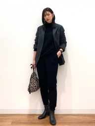 В'язаний светр UNIQLO 1159853144 (Чорний L)