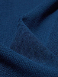 Вязаный свитер UNIQLO с коротким рукавом 1159853698 (Синий L)