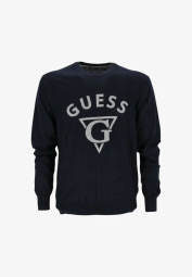Чоловічий светр GUESS з логотипом 1159854049 (Синій XL)