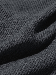 Эластичный свитер UNIQLO с V-образным вырезом 1159854078 (Серый S)