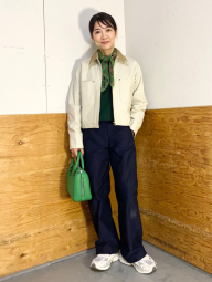 В'язаний светр UNIQLO з гладкої бавовни 1159854973 (Зелений XXL)