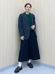 В'язаний светр UNIQLO з гладкої бавовни 1159854973 (Зелений XXL)