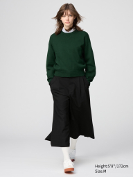 В'язаний светр UNIQLO з гладкої бавовни 1159854973 (Зелений XXL)