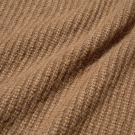 Пушистый свитер UNIQLO с V-образным вырезом 1159854976 (Коричневый L)