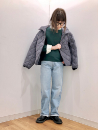 В'язаний светр UNIQLO з 3D-плетенням 1159855325 (Зелений S)