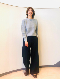 Текстурный 3D-вязаный свитер UNIQLO с круглым вырезом 1159856411 (Серый 3XL)