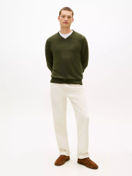 Чоловічий светр Tommy Hilfiger 1159856532 (Зелений M)