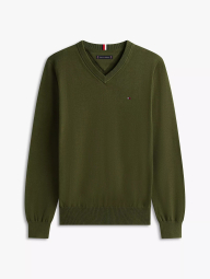 Чоловічий светр Tommy Hilfiger 1159856532 (Зелений M)