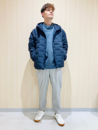 Вязаный свитер UNIQLO 1159856742 (Синий XXL)