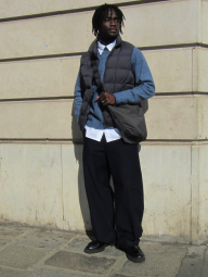 Вязаный свитер UNIQLO 1159856742 (Синий XXL)