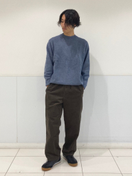 Вязаный свитер UNIQLO 1159856742 (Синий XXL)