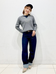 Свитер в рубчик UNIQLO 1159856751 (Серый S)