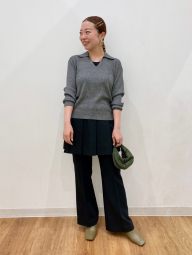 Свитер в рубчик UNIQLO 1159856751 (Серый S)