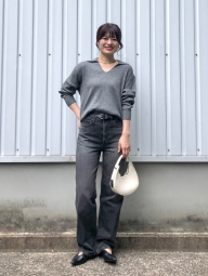 Свитер в рубчик UNIQLO 1159856751 (Серый S)