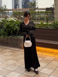 Свитер в рубчик UNIQLO 1159857178 (Коричневый L)