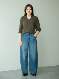 Свитер в рубчик UNIQLO 1159857178 (Коричневый L)