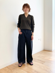 Свитер в рубчик UNIQLO 1159857178 (Коричневый L)