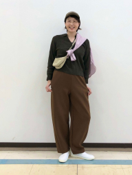 Свитер в рубчик UNIQLO 1159857178 (Коричневый L)