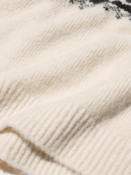 В'язаний светр UNIQLO з візерунком 1159857543 (Молочний M)