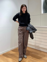 Женский свитер UNIQLO джемпер 1159857553 (Черный XS)