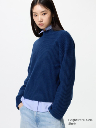 В'язаний светр UNIQLO 1159857582 (Синій L)