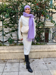 В'язаний светр UNIQLO 1159857813 (Білий XXL)