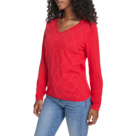 Женский свитер Tommy Hilfiger с бусинками 1159858601 (Красный S)