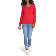 Жіночий светр Tommy Hilfiger з намистинками 1159858601 (Червоний S)
