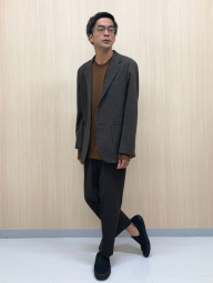 Легкий в'язаний светр UNIQLO із вовни 1159859453 (Коричневий M)