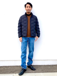 Легкий в'язаний светр UNIQLO із вовни 1159859453 (Коричневий M)