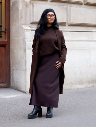 Вязаный свитер UNIQLO 1159859680 (Коричневый XS)