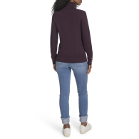 Женский свитер Tommy Hilfiger кофта с воротником 1159859692 (Бордовый XL)