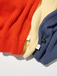 Ребристий трикотажний светр JW Anderson UNIQLO 1159860232 (Синій M)