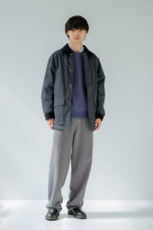 Ребристий трикотажний светр JW Anderson UNIQLO 1159860232 (Синій M)