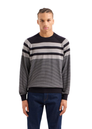 Чоловічий светр Armani Exchange із суміші вовни 1159861168 (Сірий M)