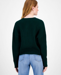 Женский вязаный свитер Tommy Hilfiger 1159861208 (Зеленый M)