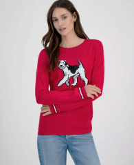Жіночий светр Tommy Hilfiger з малюнком 1159861510 (Червоний L)