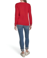 Жіночий светр Tommy Hilfiger з малюнком 1159861510 (Червоний L)