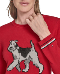 Жіночий светр Tommy Hilfiger з малюнком 1159861510 (Червоний L)