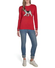 Жіночий светр Tommy Hilfiger з малюнком 1159861510 (Червоний L)