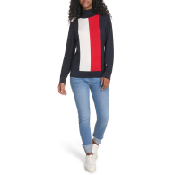 Женский свитер Tommy Hilfiger кофта с воротником 1159861565 (Синий S)