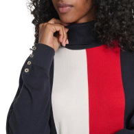 Женский свитер Tommy Hilfiger кофта с воротником 1159861565 (Синий S)